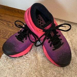 Asics Women's Purple and Pink Athletic Shoes
